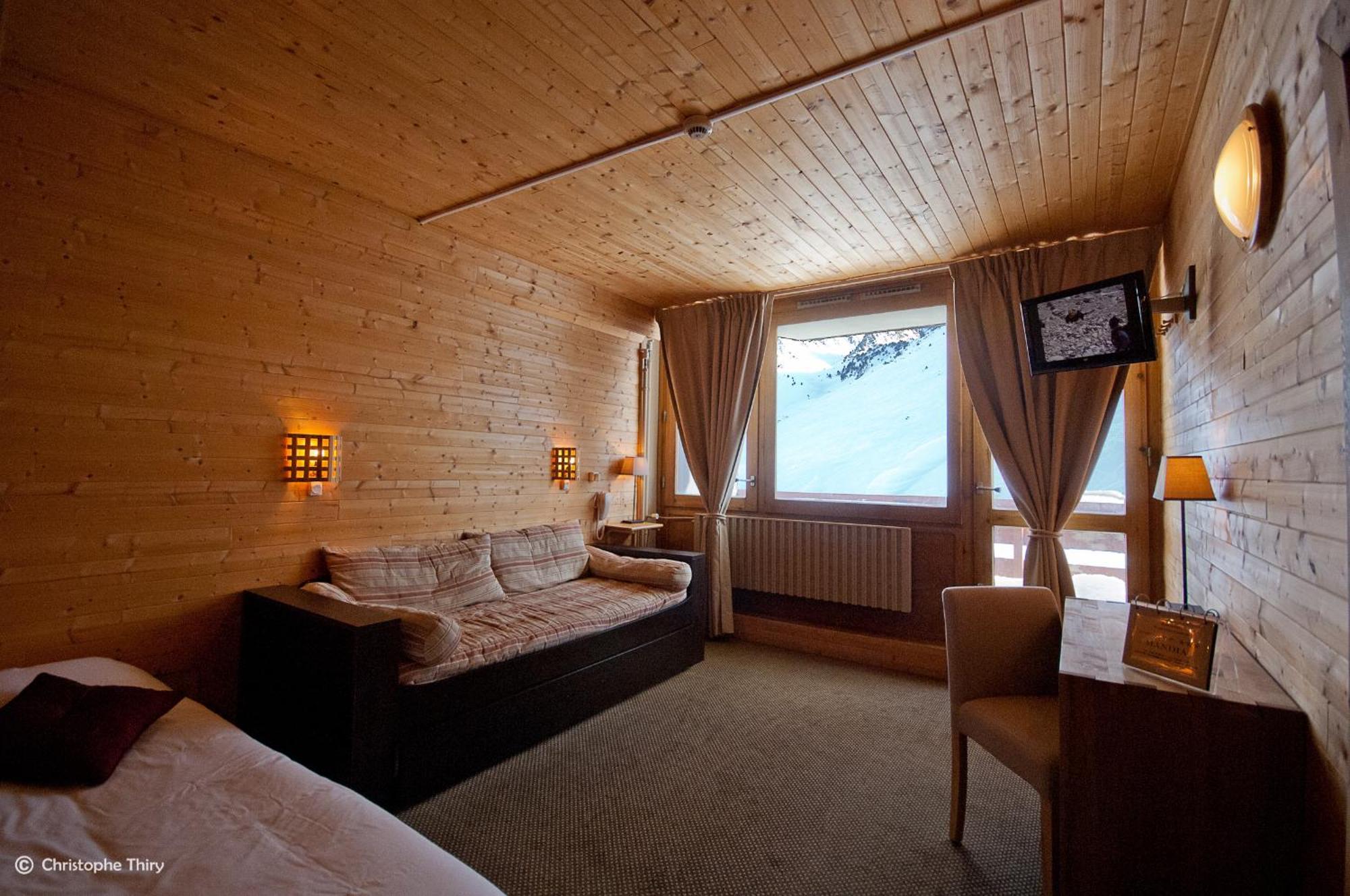 Hotel-Restaurant La Mandia La Mongie Eksteriør bilde